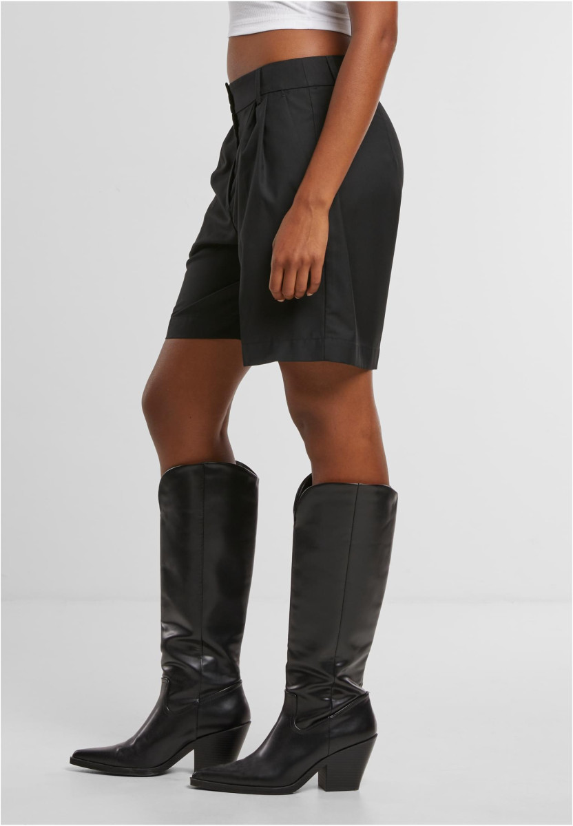 Ladies Pleated Bermuda Shorts