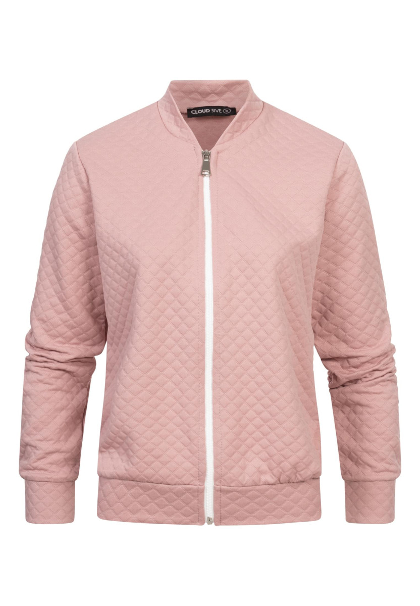 Blouson with Diamond Stitch