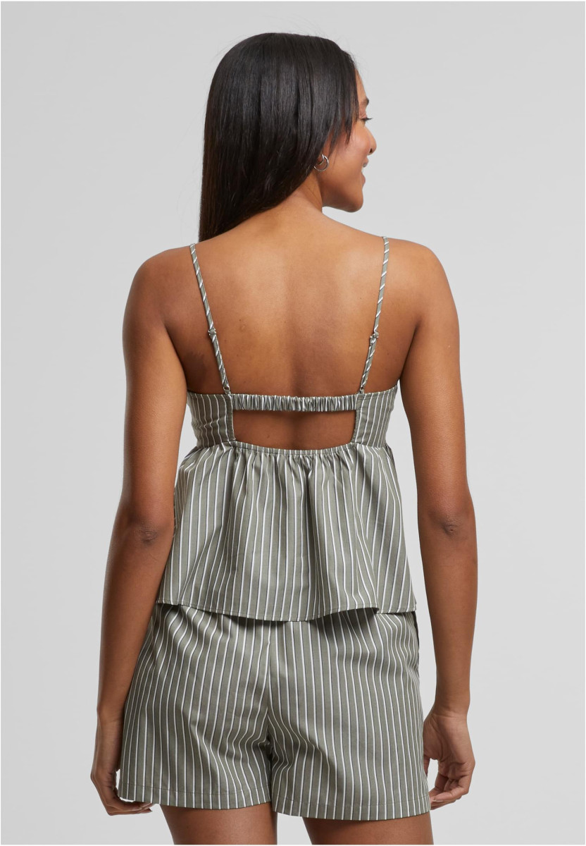 Ladies Striped Cotton Cami Top