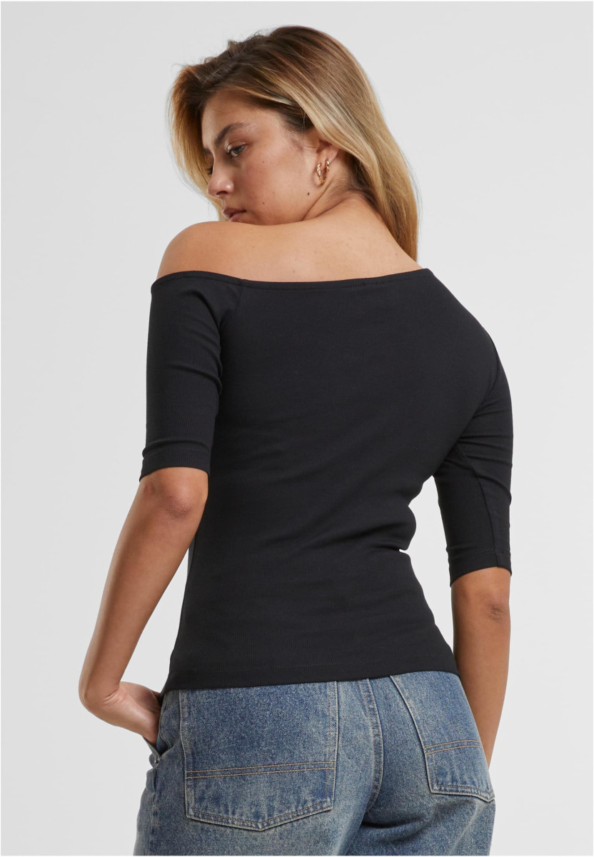 Ladies Organic Asymmetric Rib Tee 2-Pack