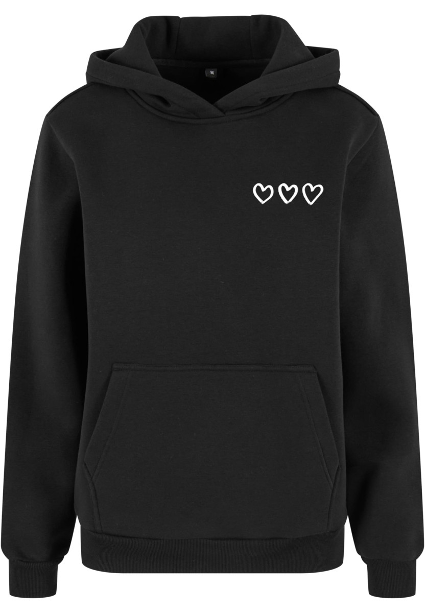 Three In A Row Ladies Fluffy Hoody