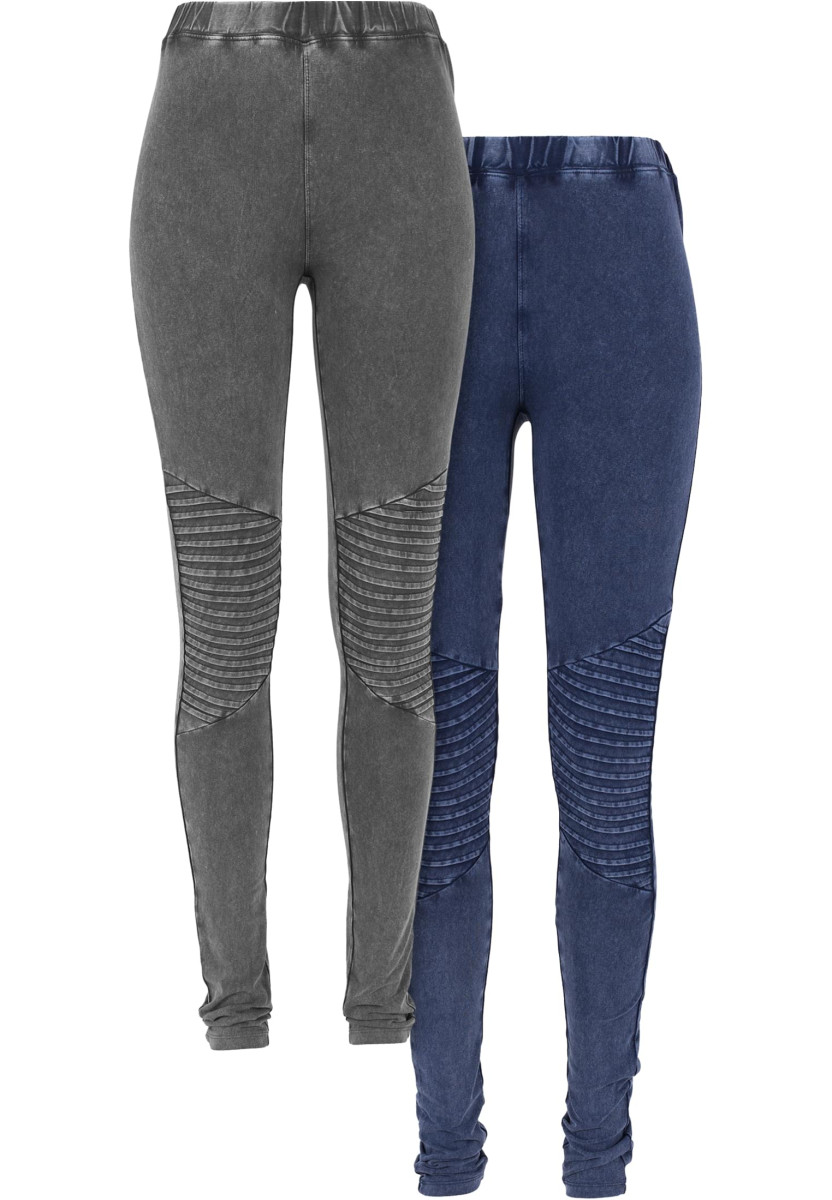 Pre-Pack Ladies Denim Jersey Leggings 2-Pack