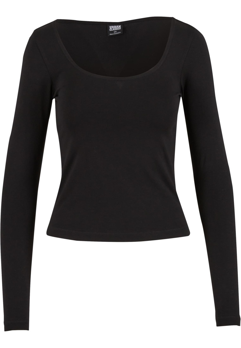 Ladies Wide Neck Longsleeve 2-Pack