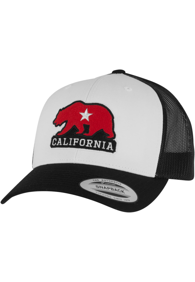 California Bear Patch Retro Trucker Cap