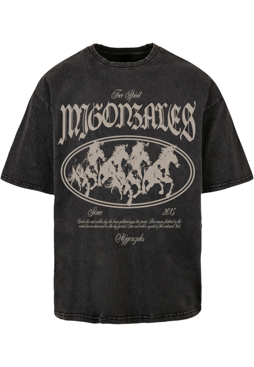 MJG Heavy Oversized Acid Wasehd Tee - Running Wild