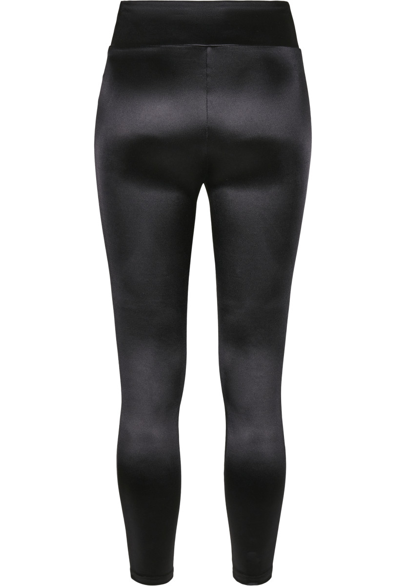 Ladies Shiny High Waist Leggings