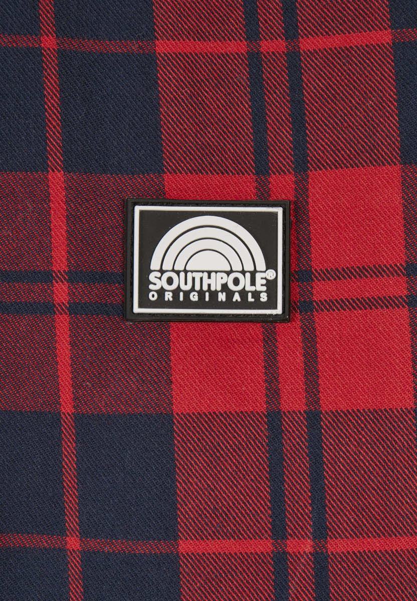 Southpole Check Flannel Sherpa Jacket