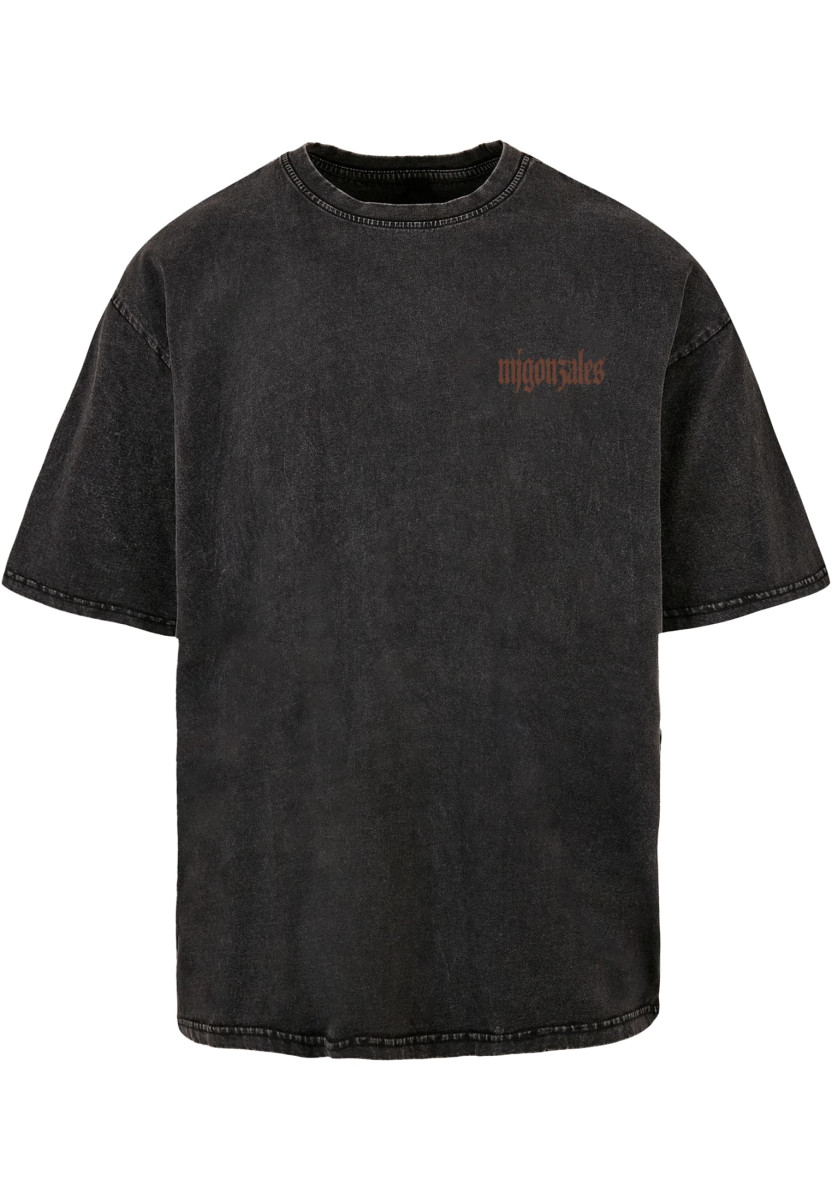 MJG Heavy Oversized Acid Washed Tee - Art is Revolution