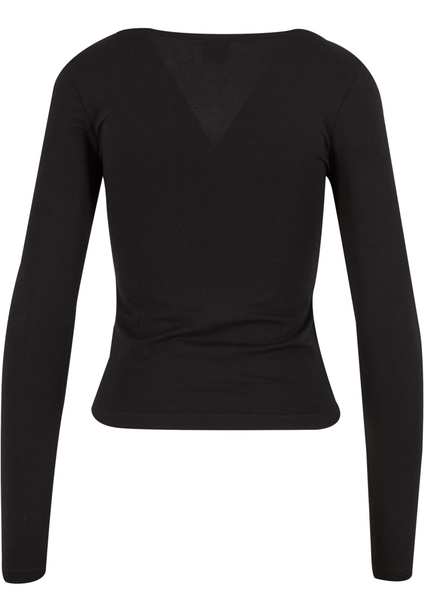 Ladies Wide Neck Longsleeve