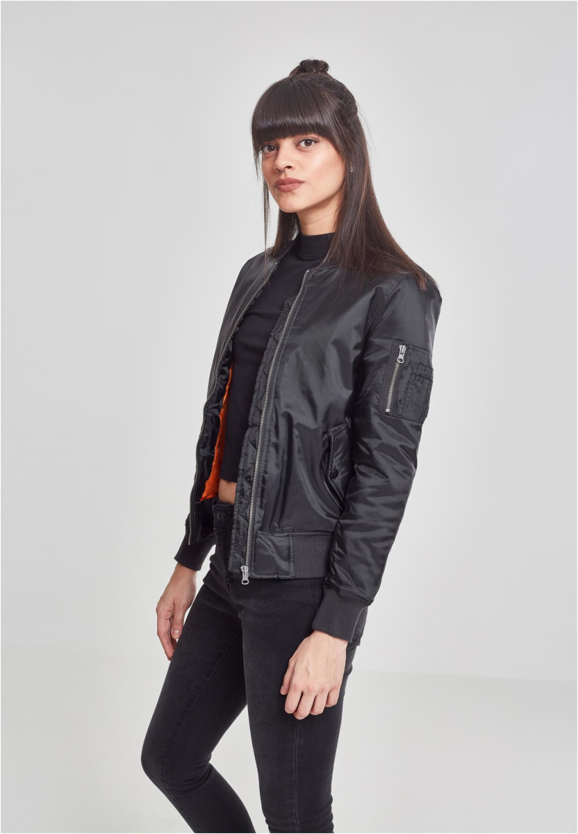 Ladies Basic Bomber Jacket