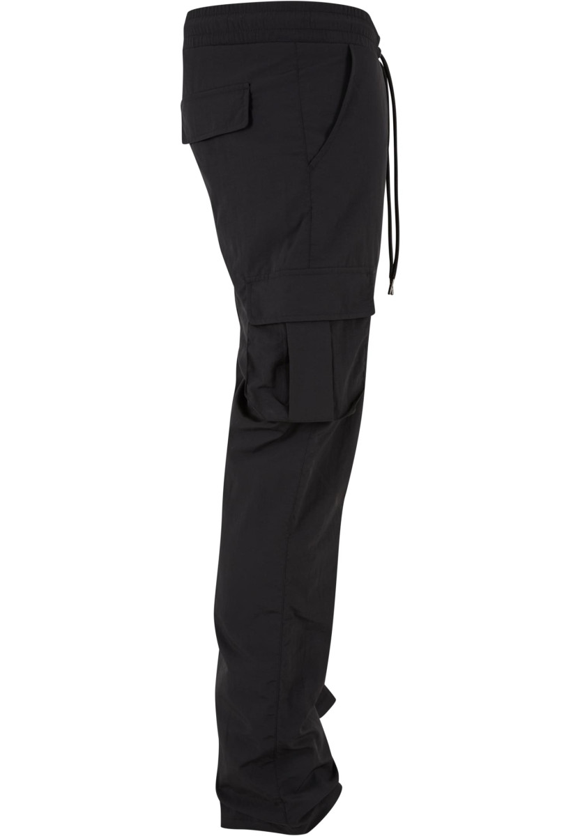 Straight Leg Nylon Cargo Pants