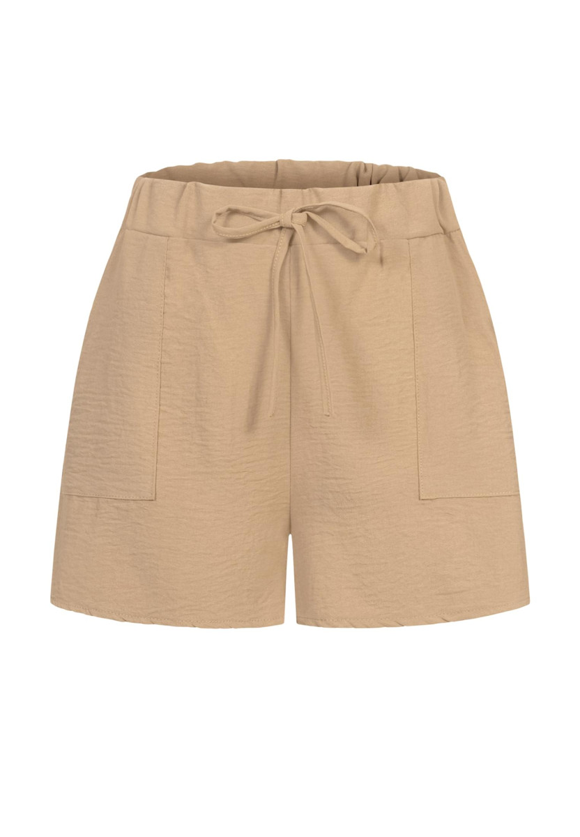 Musselin Shorts m. aufgesetzten Taschen