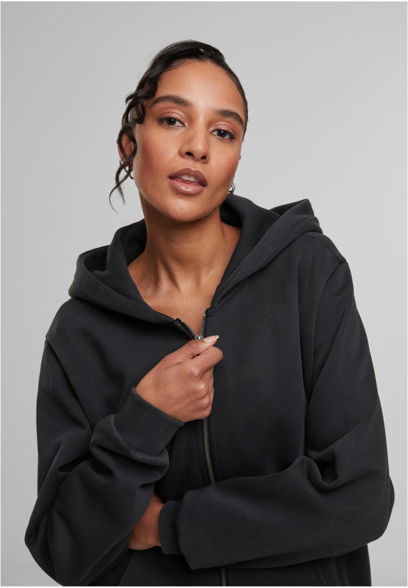 Ladies Vintage Heavy Zip Hoody