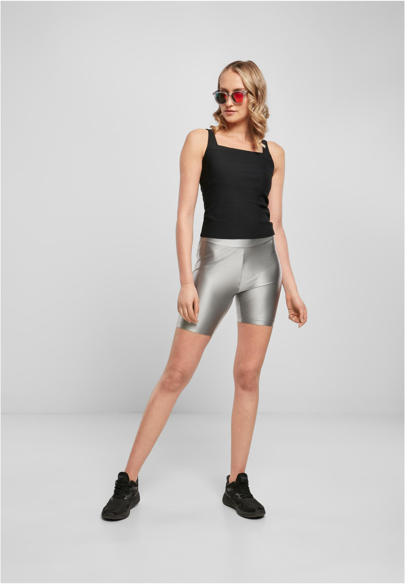 Ladies Squard Neckline Rib Top