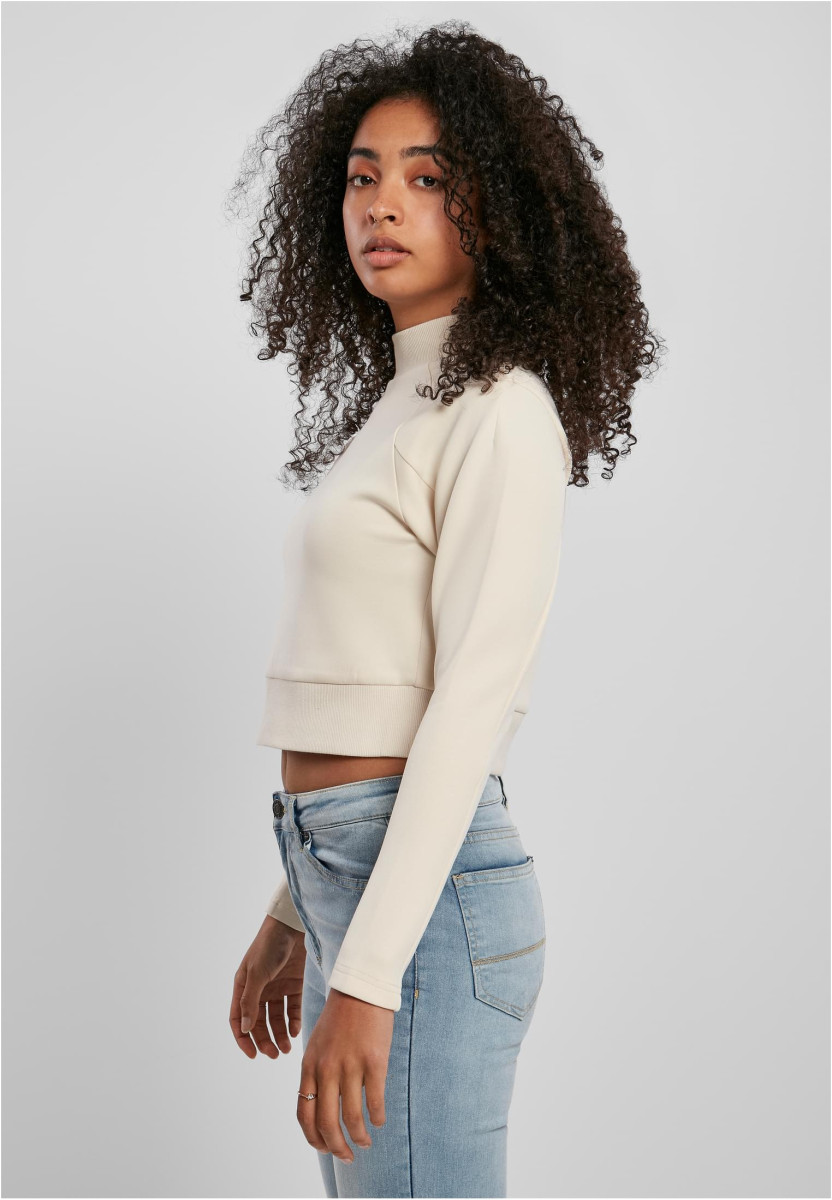 Ladies Interlock Short Turtleneck Crew