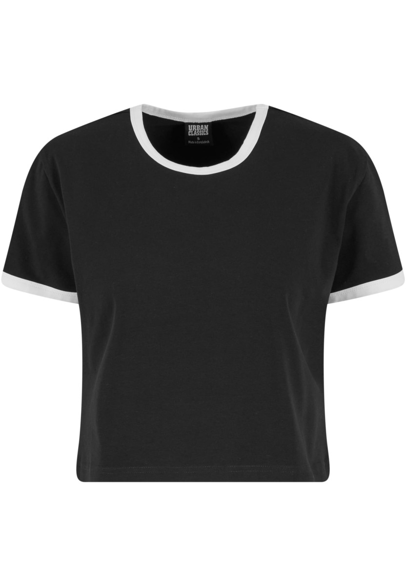 Ladies Contrast Retro T-Shirt