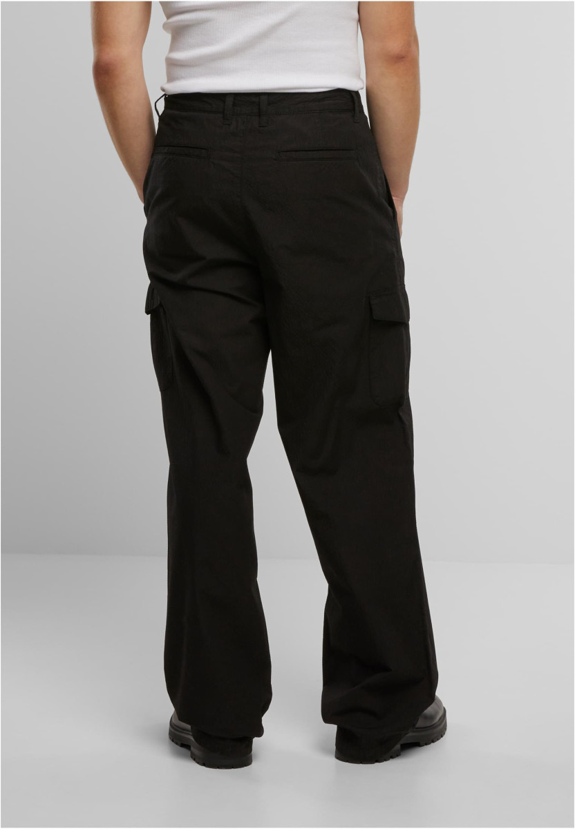 Wide Pleated Cargo Pants