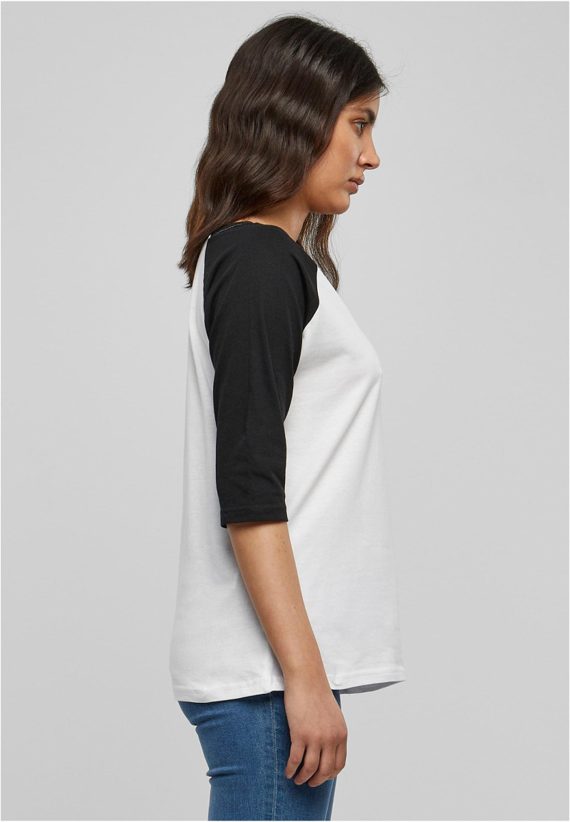 Ladies 3/4 Contrast Raglan Tee