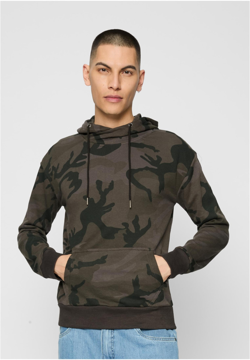 High Neck Camo Hoody