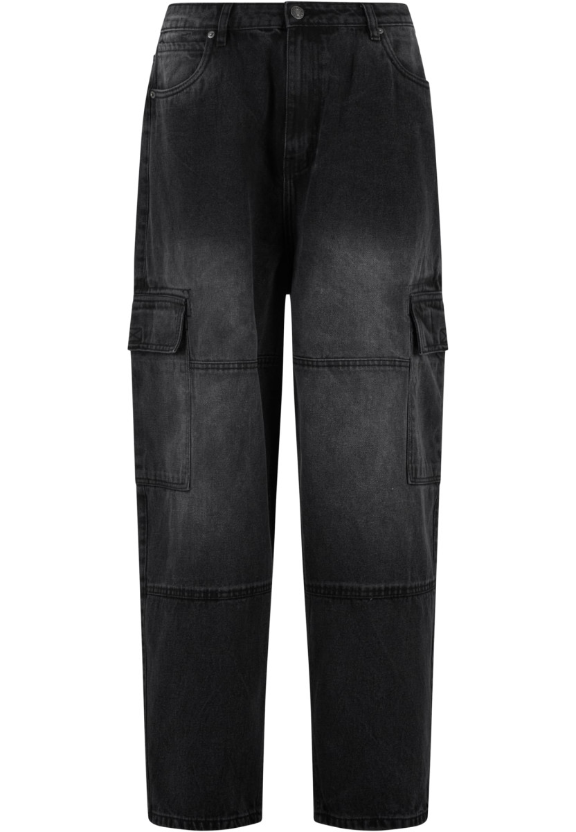 Tapered Heavy Ounce Baggy Cargo Jeans
