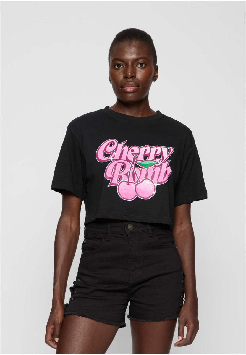 Cherry Bomb Ladies Short Overized Tee