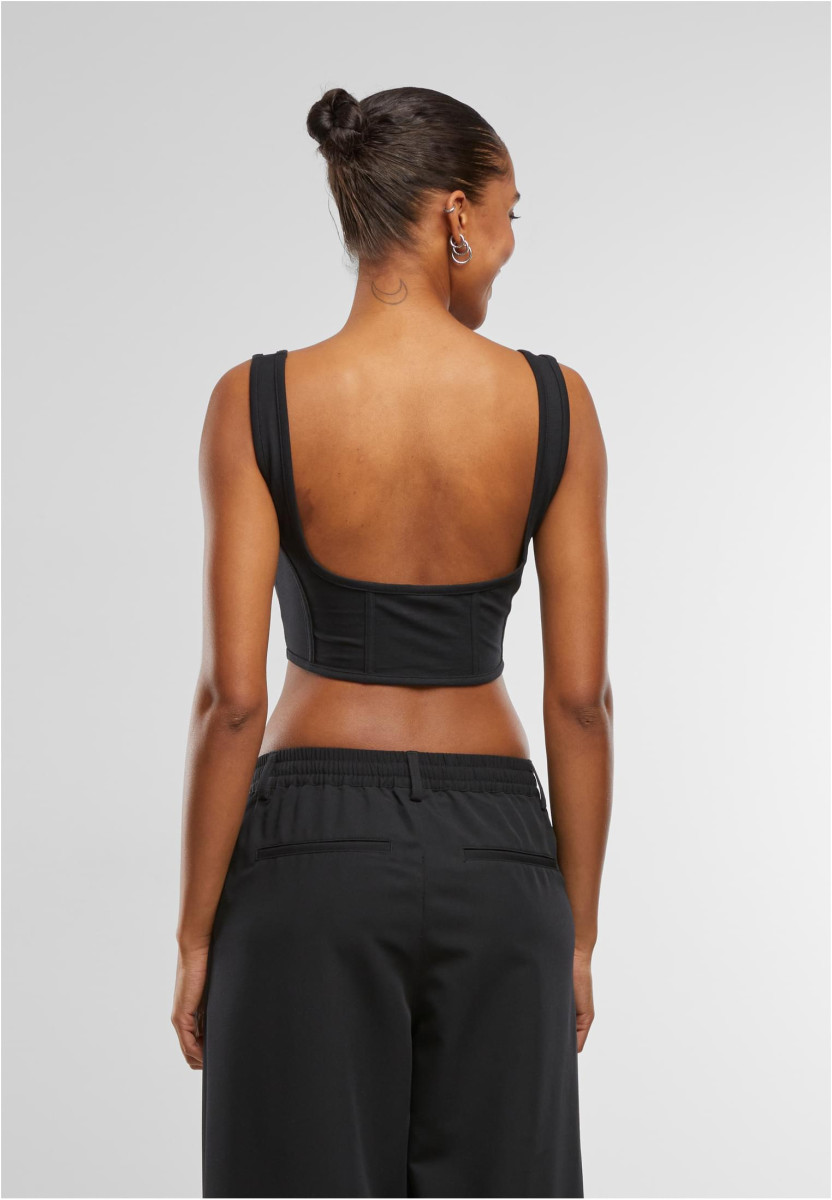 Ladies Jersey Corsage Top