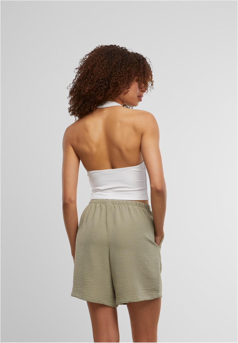 Ladies Basic Neckholder Jersey Top