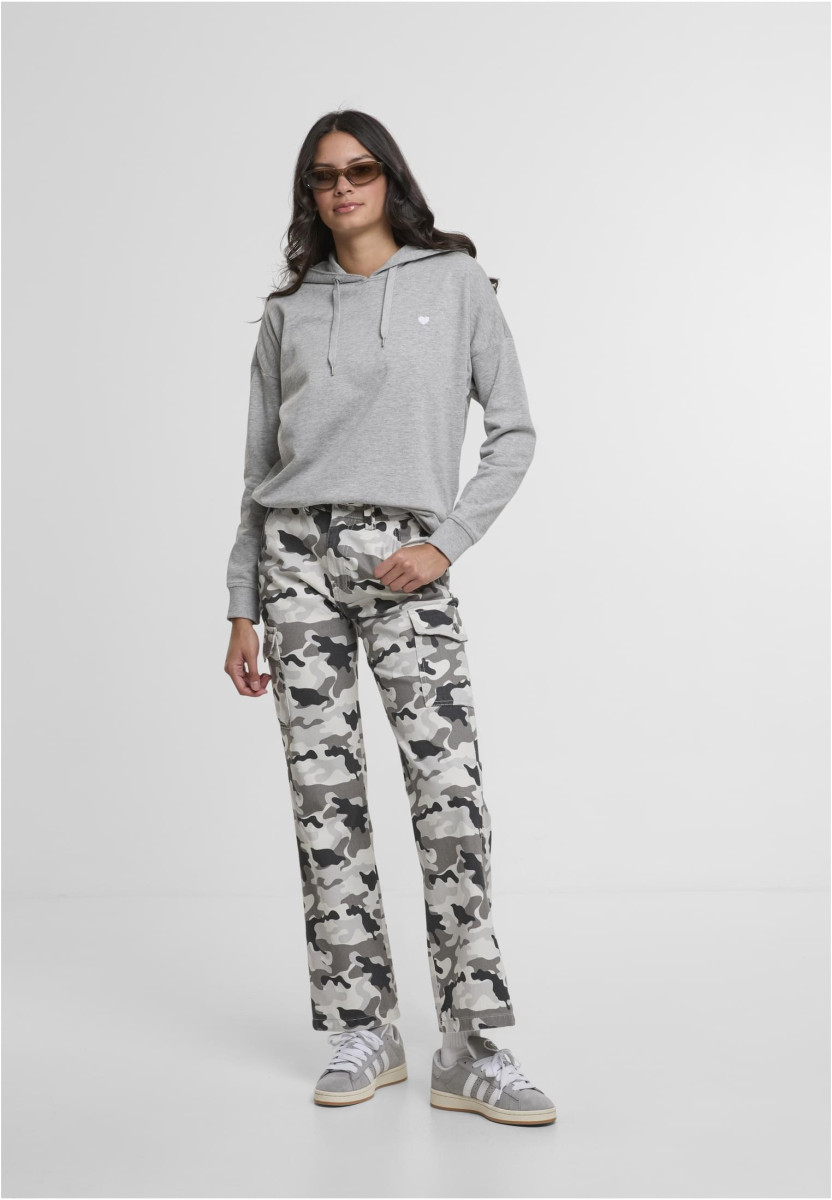 Heart EMB Ladies Oversized Hoody