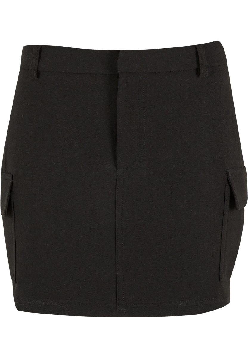 Ladies Short Patched Pocket Skirt