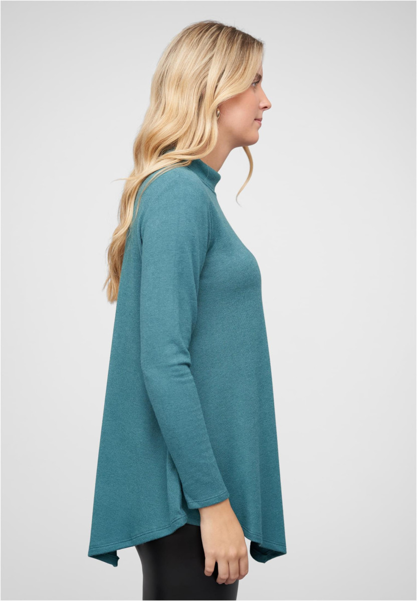 Viskose Softtouch Sweater Pullover mit Rollkragen