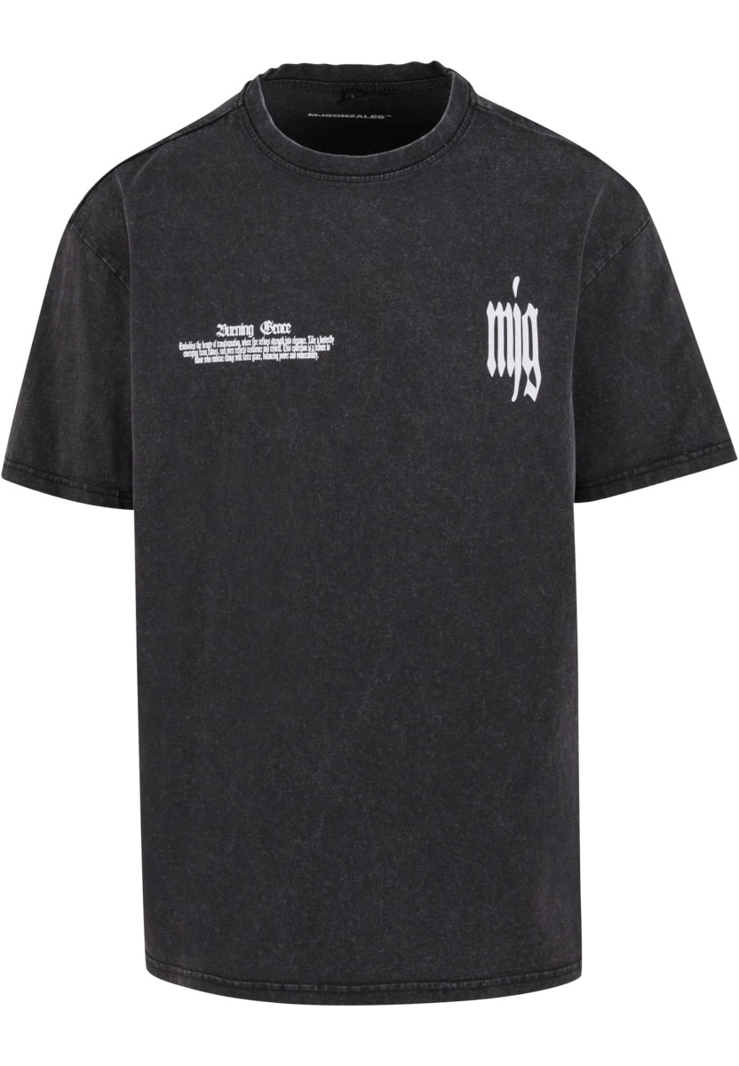 MJG Heavy Oversized Acid Washed Tee - Inferno Butterfly