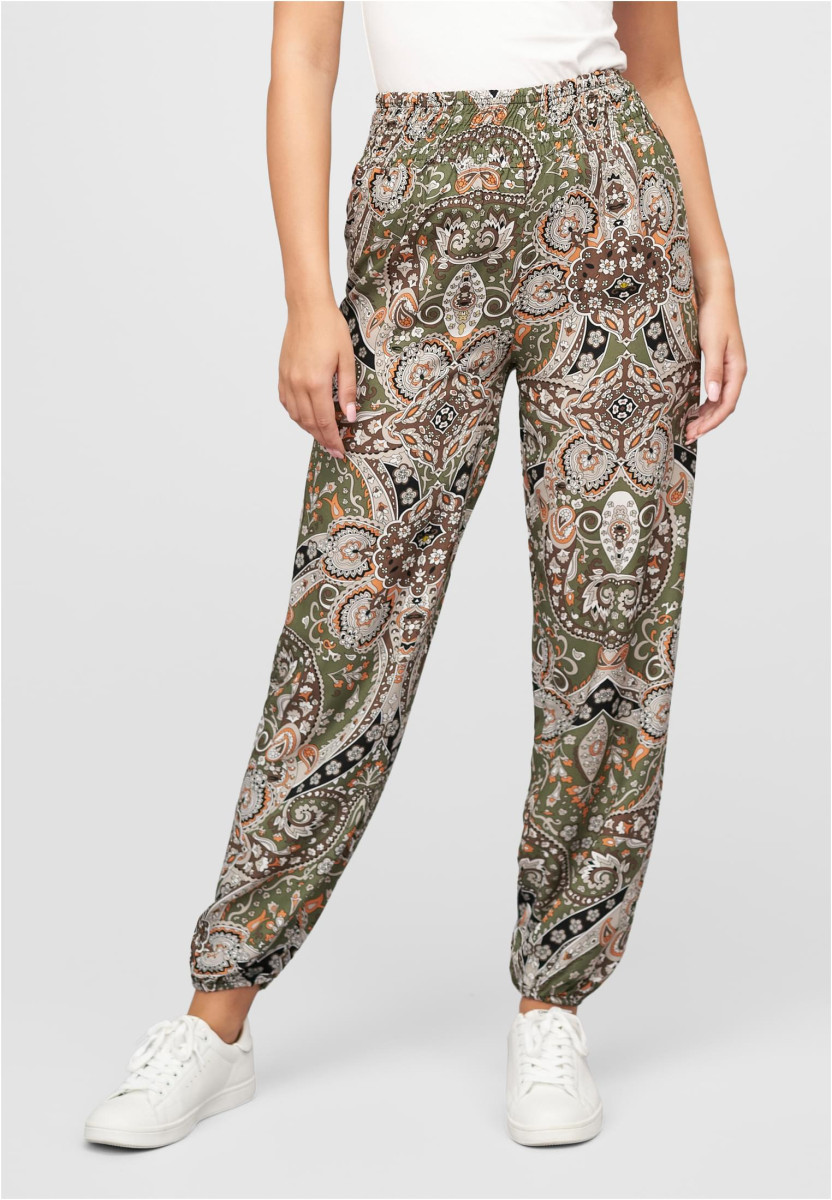 Viskose Sommerhose mit Paisley Print