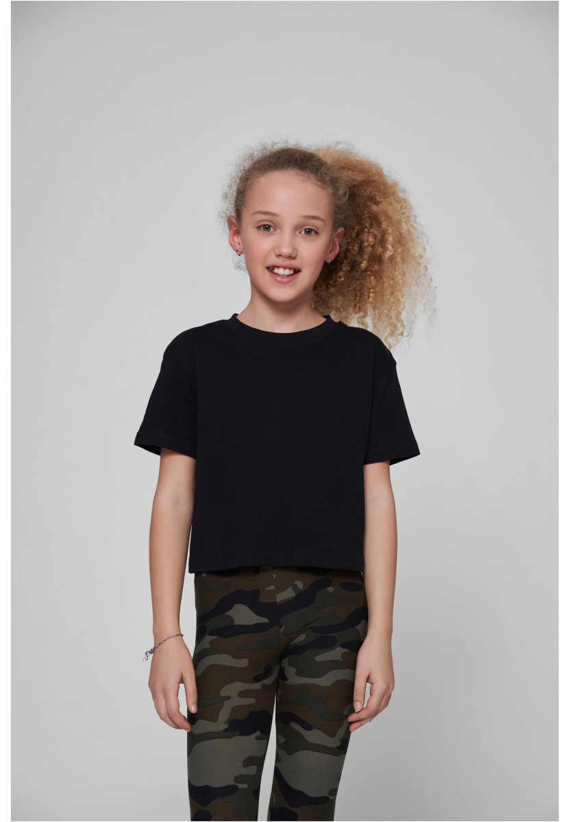 Girls Cropped Jersey Tee