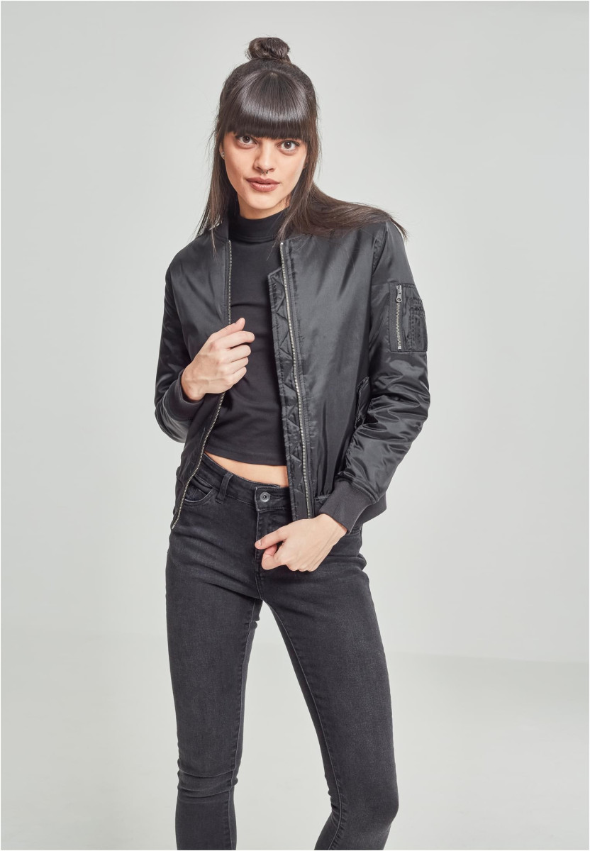 Ladies Basic Bomber Jacket