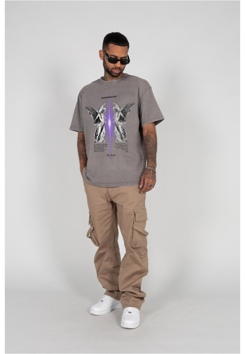 THE TRUTH V.1 x Acid Washed Heavy Oversize Tee