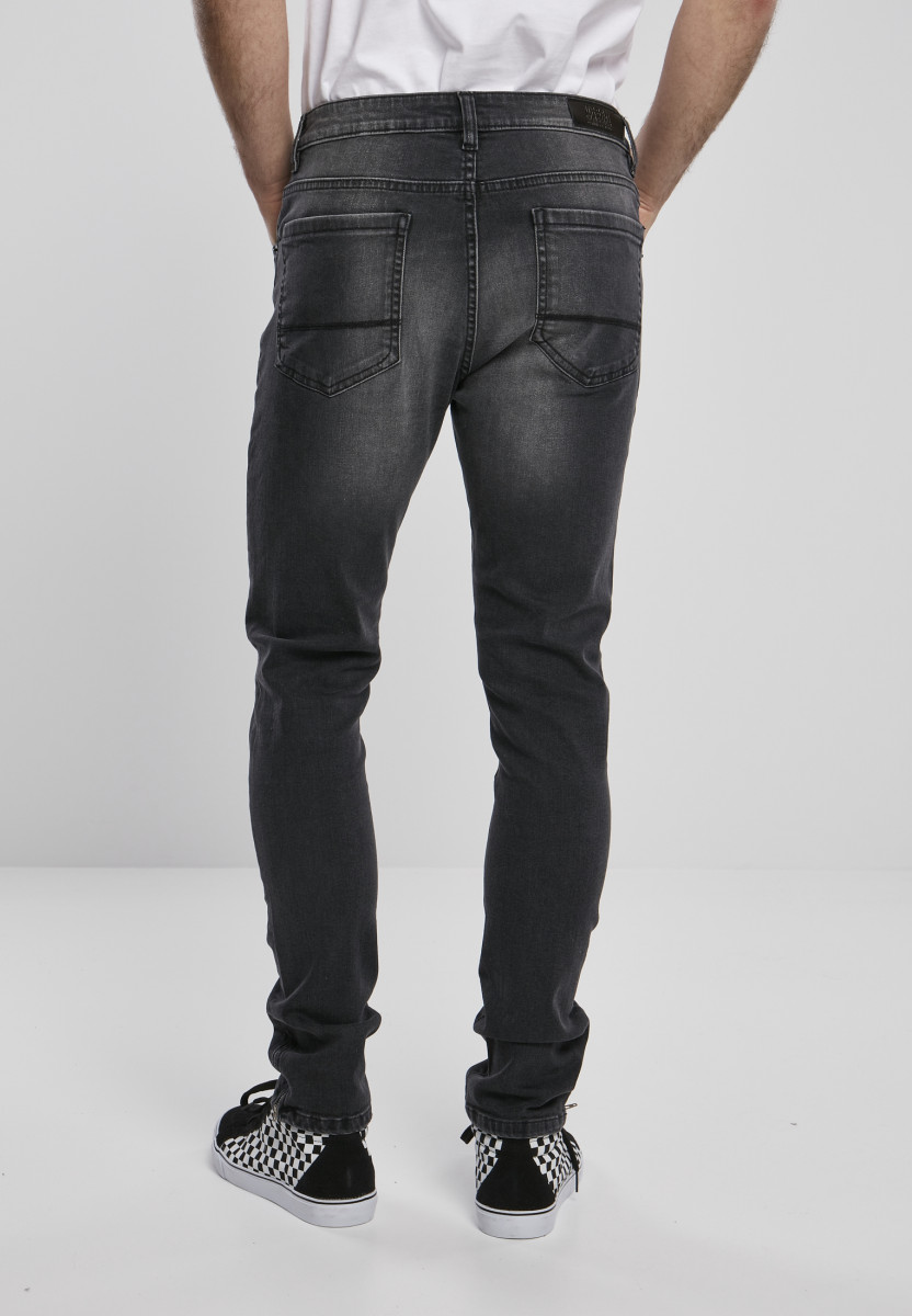 Slim Fit Zip Jeans