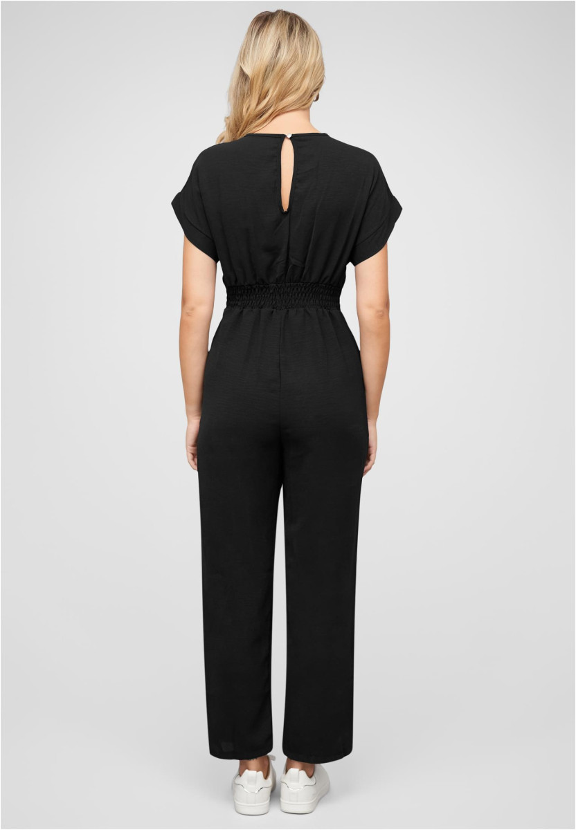 Jumpsuit in Wickeloptik mit 2-Pockets