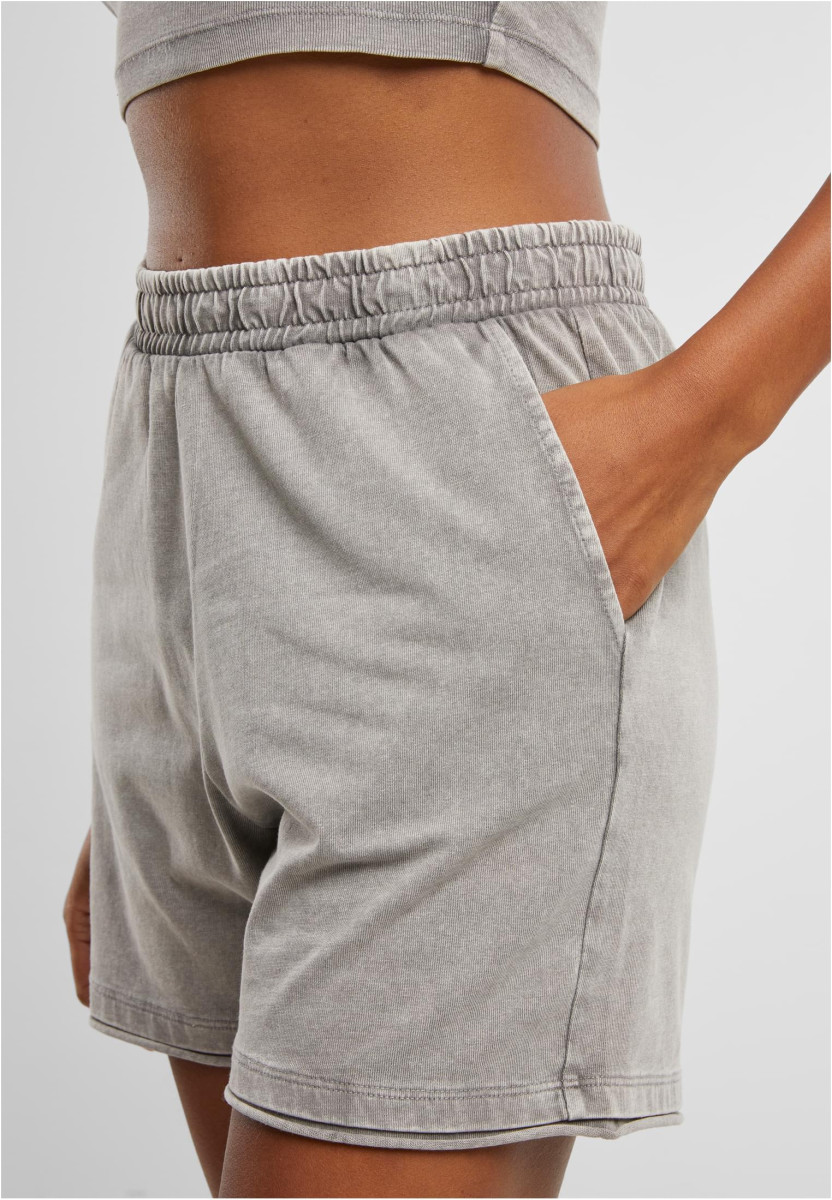 Ladies Washed Jersey Shorts