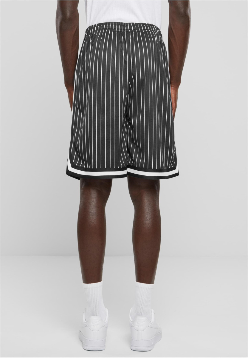 Striped Mesh Shorts