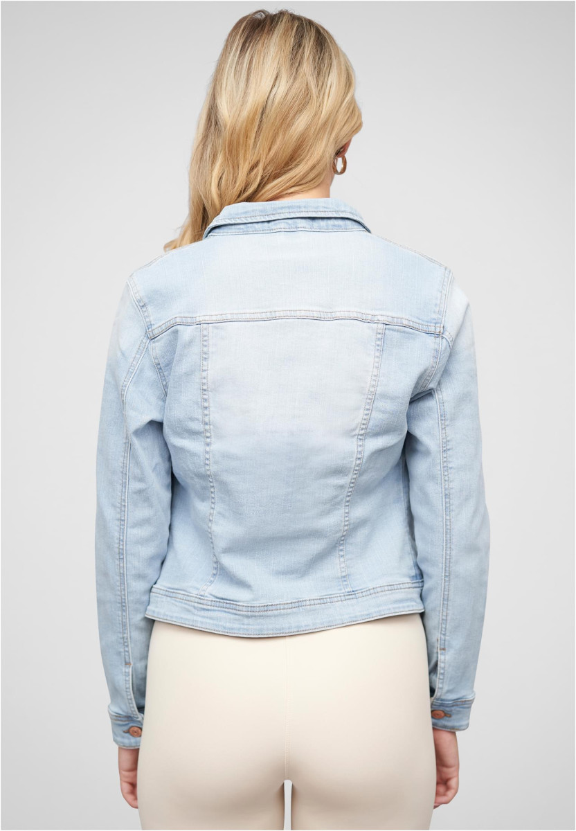 Jeans Jacke m. Knopfleiste u. Brusttaschen