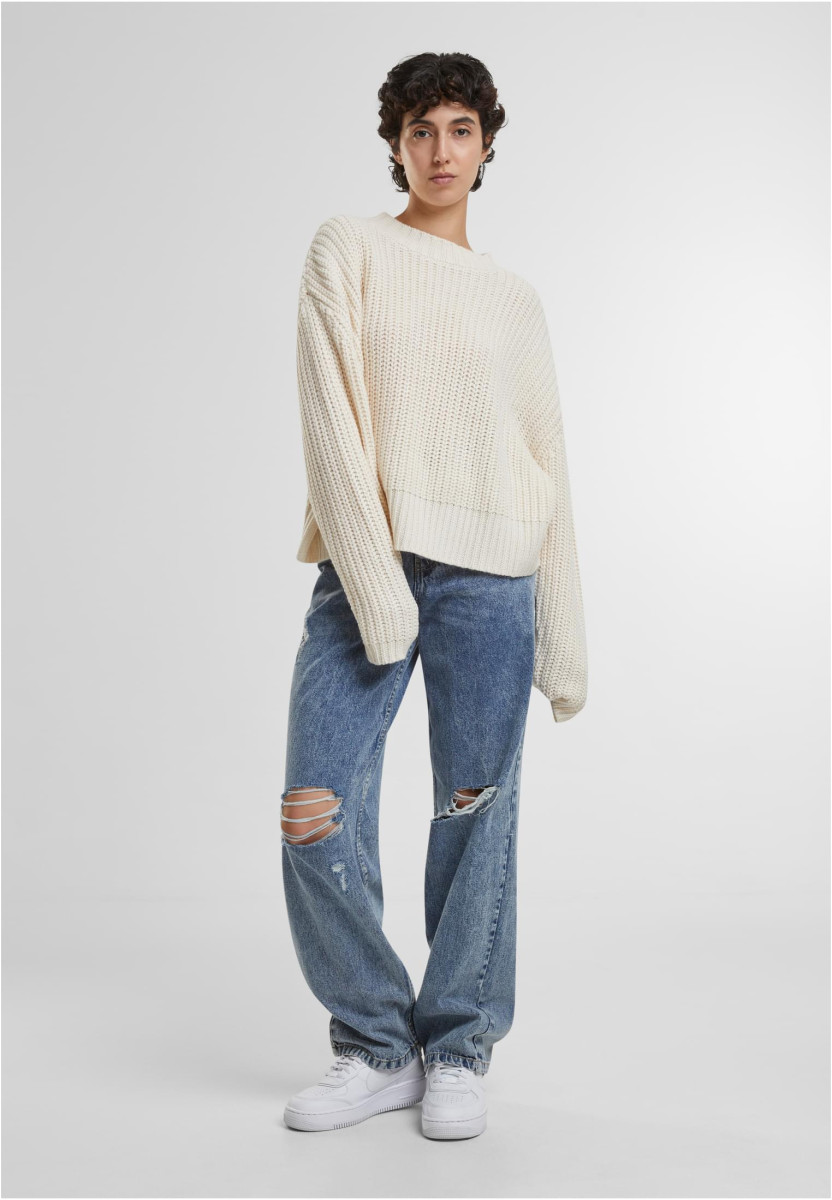 Ladies Wide Basic Oversized Sweater