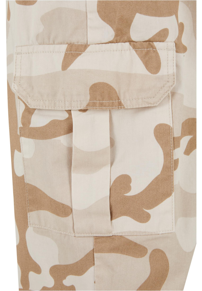 Straight Leg Camo Cargo Pants