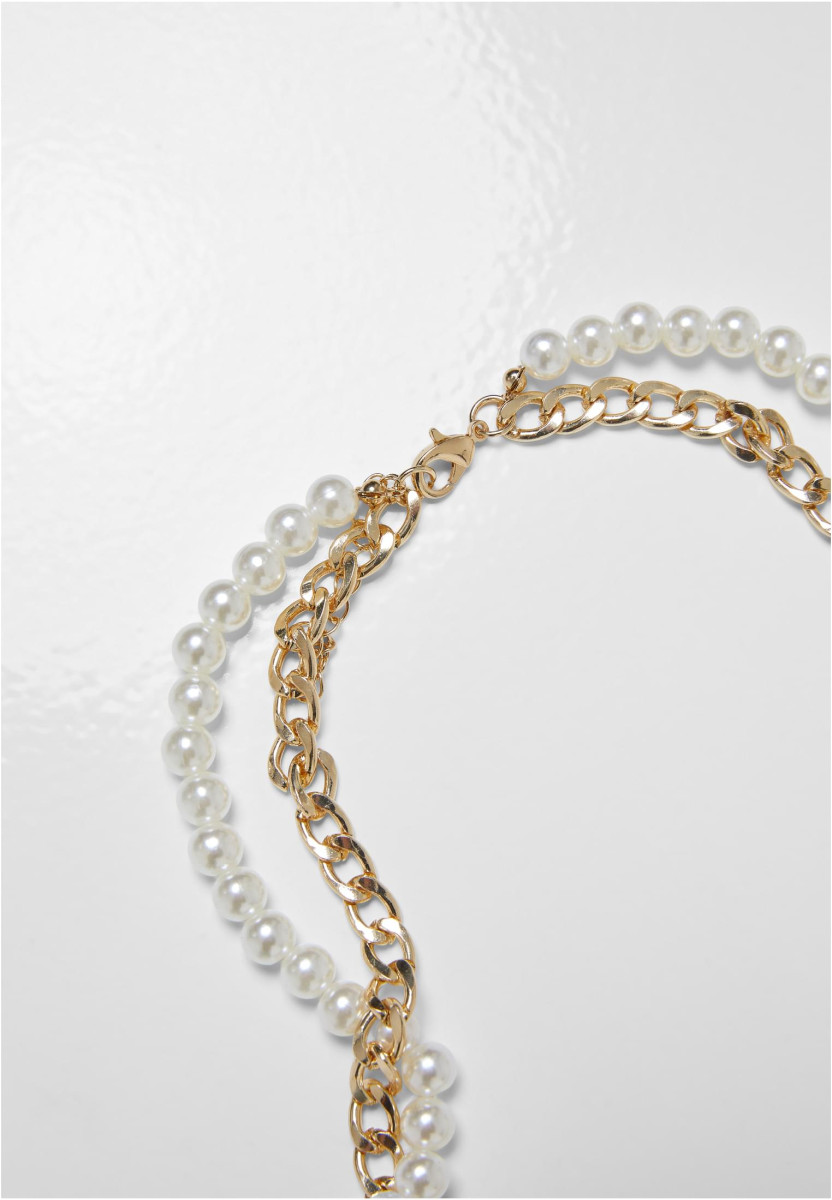 Padlock Pearl Layering Necklace