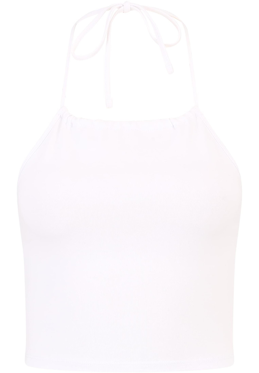 Ladies Cropped Neckholder Top 2-Pack