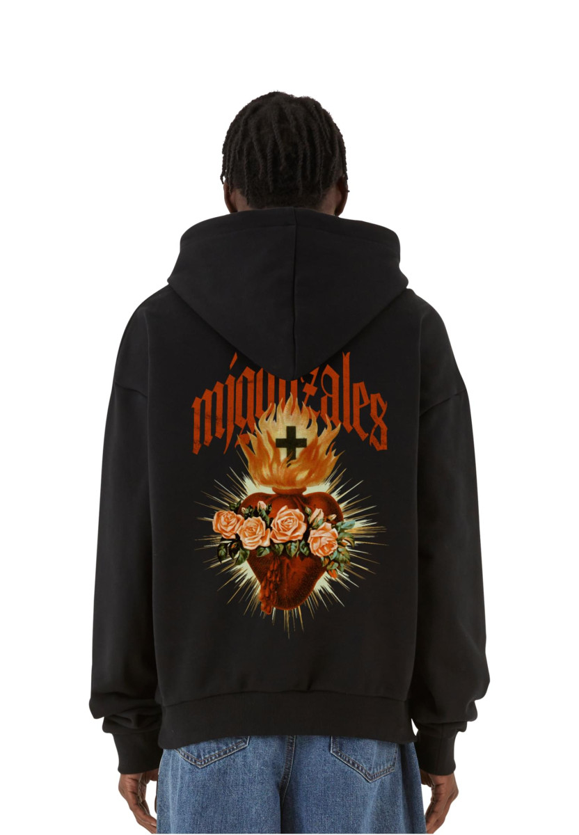 HEART x MJG HEAVY OVERSIZED HOODY