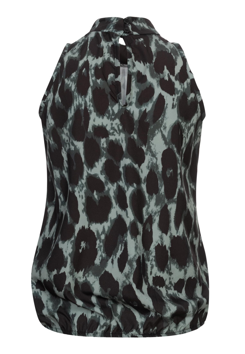 Choker Top with all over leo print