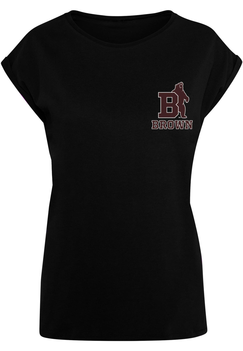 Ladies Brown University - Bear Initial T-Shirt