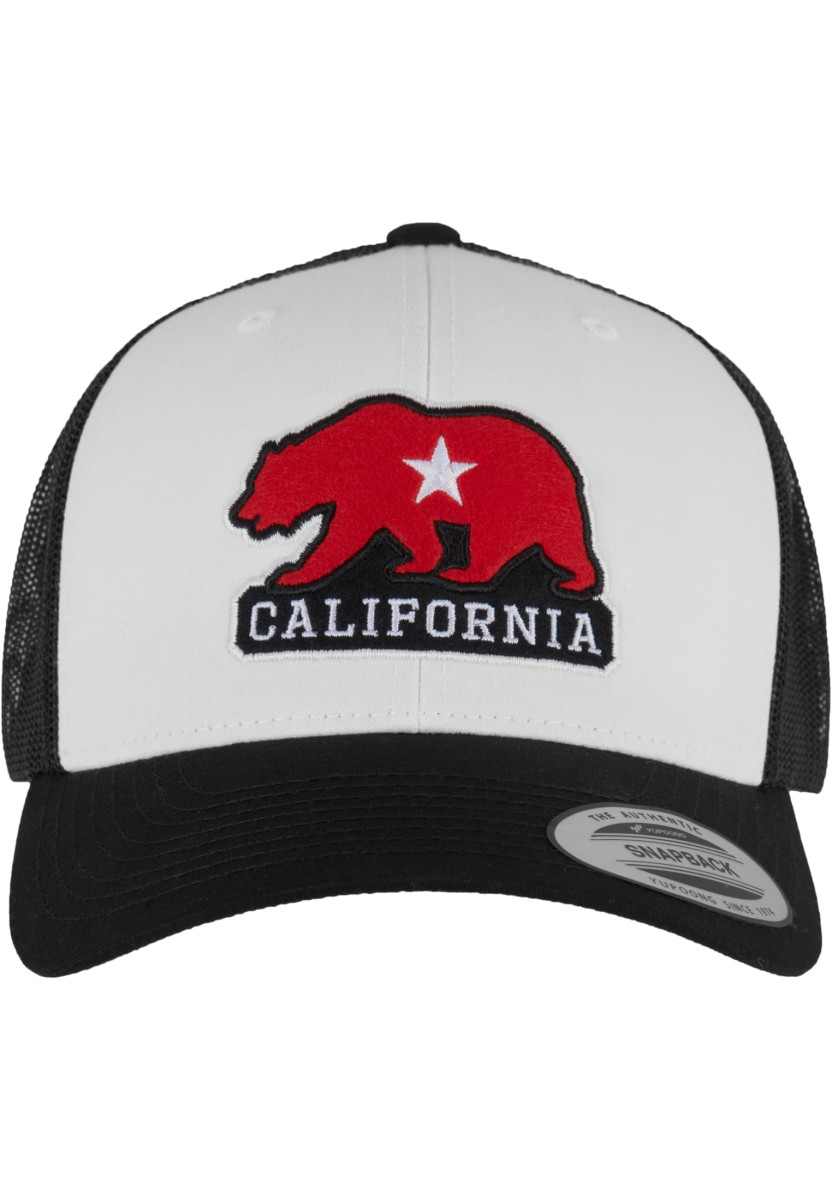 California Bear Patch Retro Trucker Cap