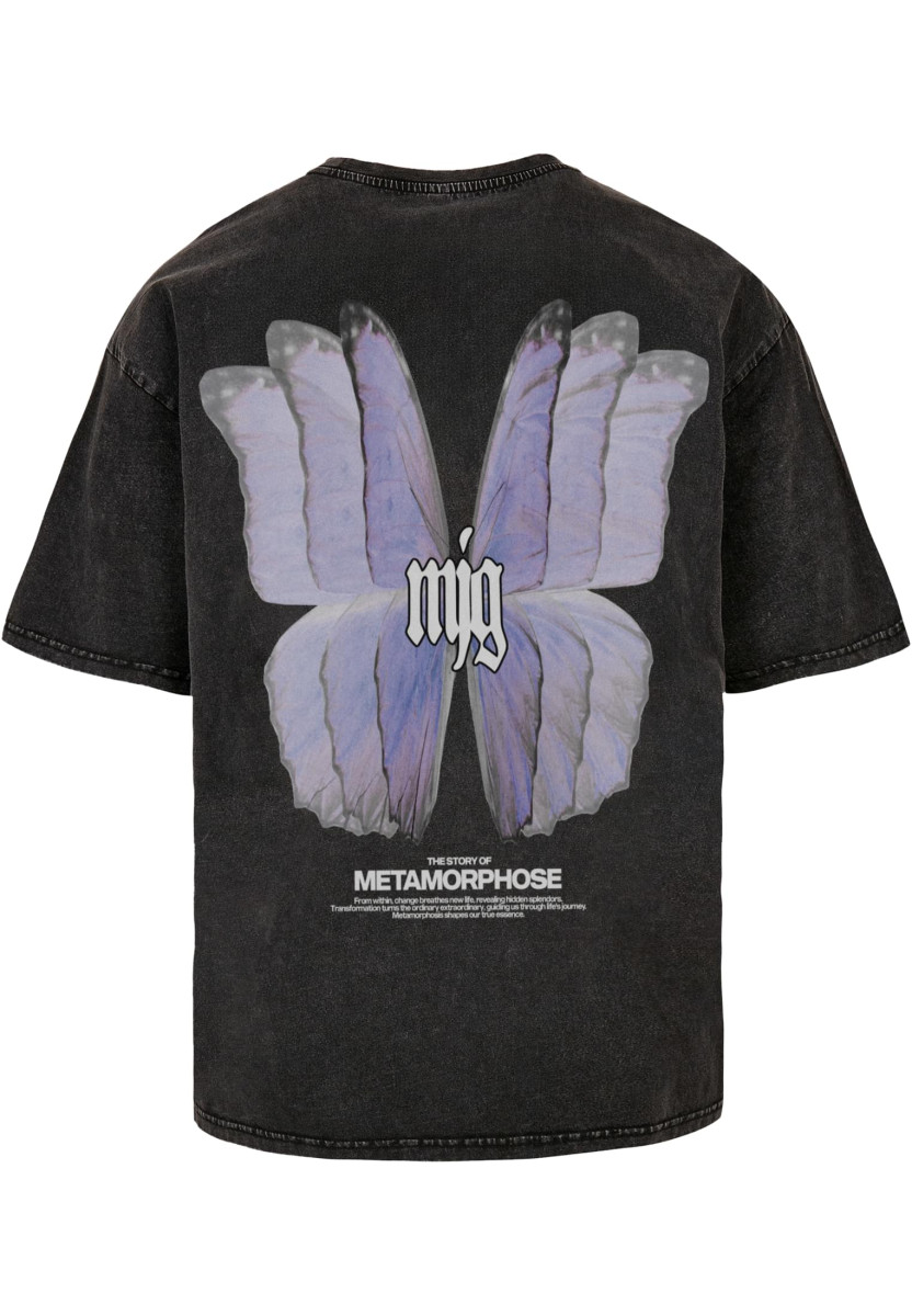 MMJG Heavy Oversized Acid Washed Tee - TRANSFORMATION