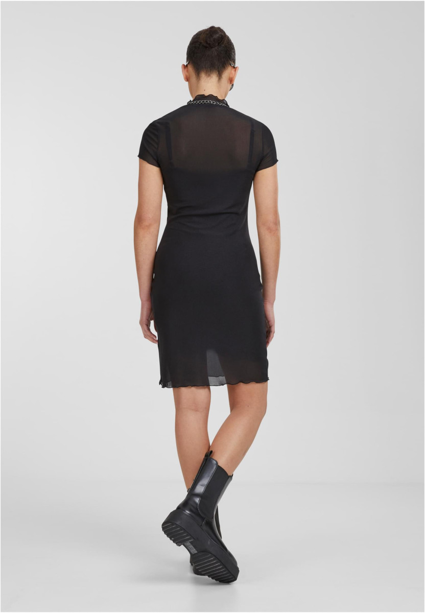 Ladies Mesh Double Layer Dress